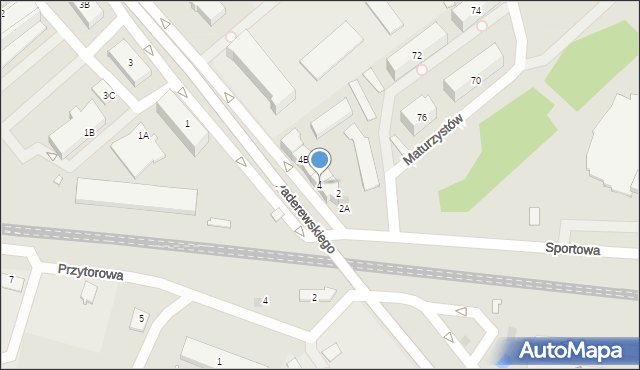 Nowy Dwór Mazowiecki, Paderewskiego Ignacego Jana, 4, mapa Nowy Dwór Mazowiecki