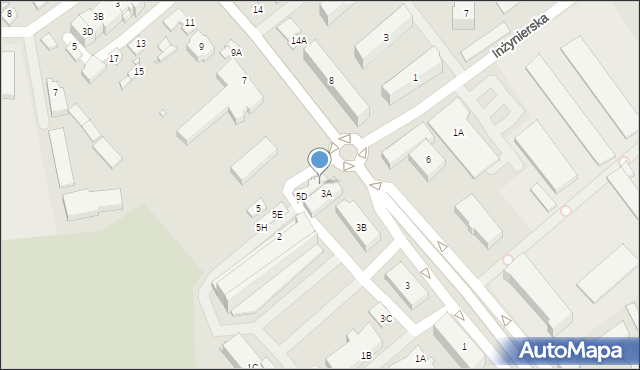 Nowy Dwór Mazowiecki, Paderewskiego Ignacego Jana, 5B, mapa Nowy Dwór Mazowiecki