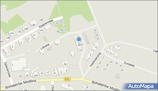 Nowy Dwór Mazowiecki, Parkowa, 10, mapa Nowy Dwór Mazowiecki