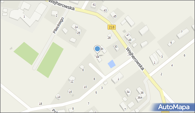 Nowy Dwór Wejherowski, Pawłowskiego Jana, ks., 4a, mapa Nowy Dwór Wejherowski