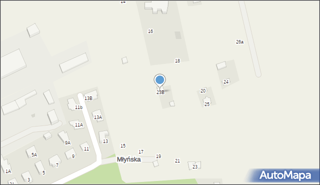 Nowy Krępiec, Parkowa, 23B, mapa Nowy Krępiec