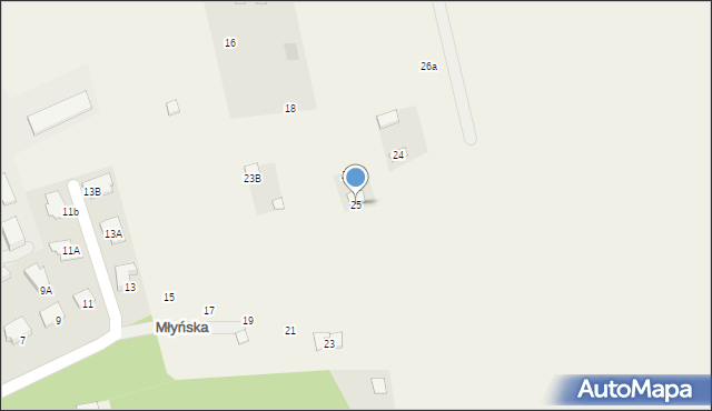 Nowy Krępiec, Parkowa, 25, mapa Nowy Krępiec