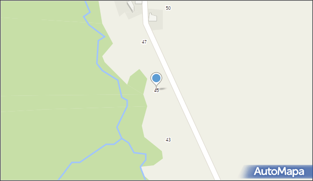 Ochojno, Paryska, 45, mapa Ochojno