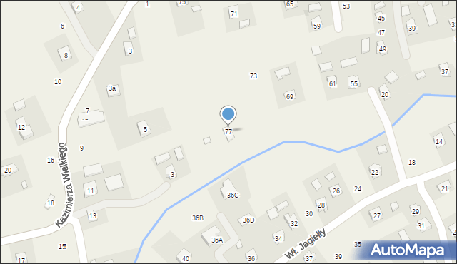 Odrzykoń, Panasia Józefa, ks., 77, mapa Odrzykoń