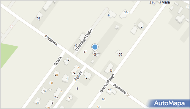 Opacz Mała, Parkowa, 69, mapa Opacz Mała