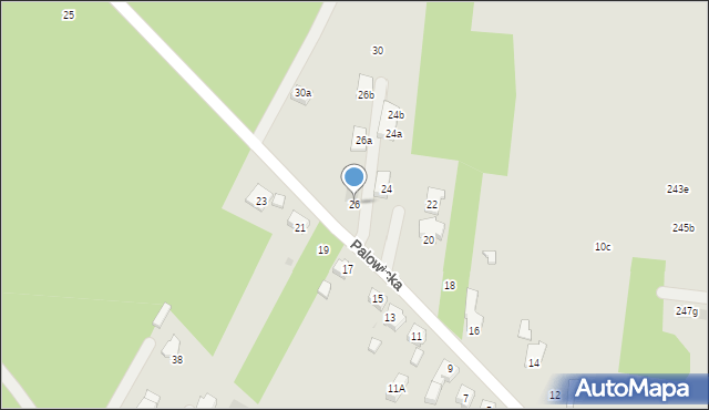 Orzesze, Palowicka, 26, mapa Orzesze