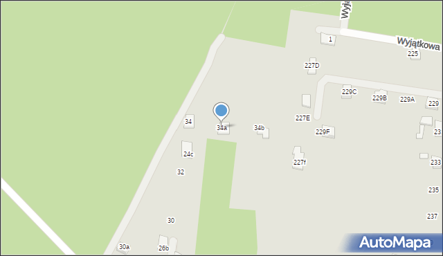 Orzesze, Palowicka, 34a, mapa Orzesze