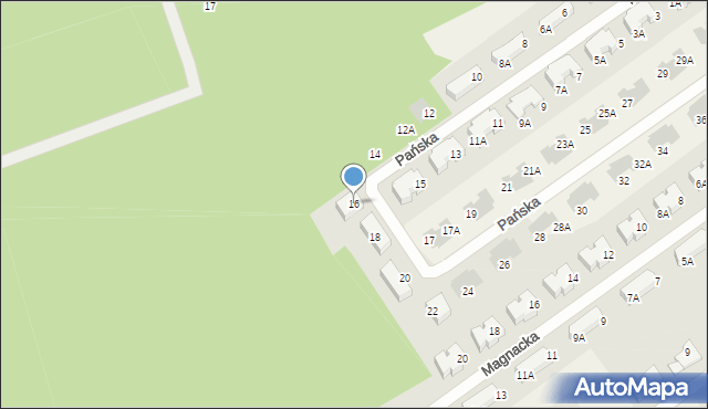 Osowiec, Pańska, 16, mapa Osowiec