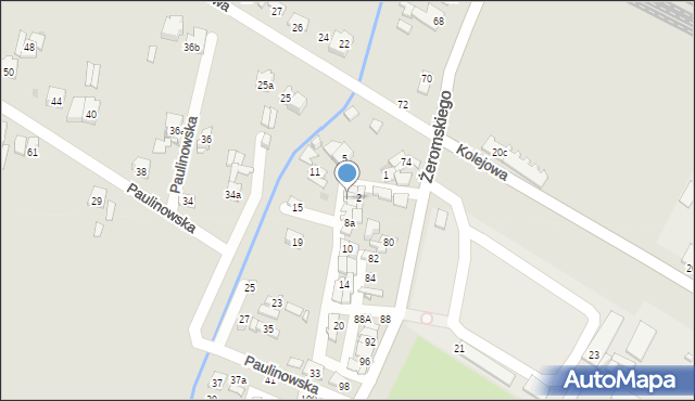 Ostrowiec Świętokrzyski, Paulinowska, 7/1, mapa Ostrowiec Świętokrzyski