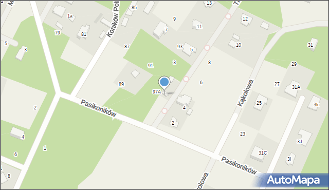 Owczarnia, Pasikoników, 9, mapa Owczarnia