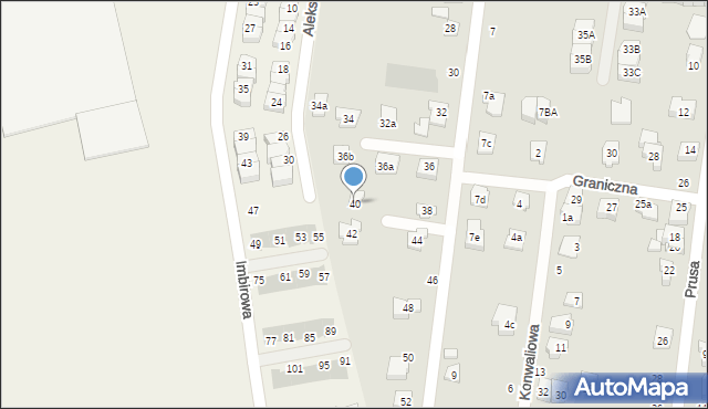 Ożarów Mazowiecki, Parkietowa, 40, mapa Ożarów Mazowiecki