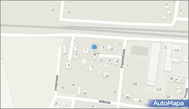 Ożarów Mazowiecki, Parkietowa, 6a, mapa Ożarów Mazowiecki