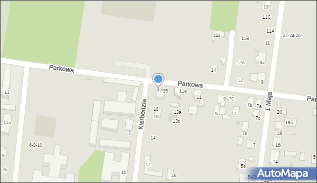 Ożarów Mazowiecki, Parkowa, 17, mapa Ożarów Mazowiecki