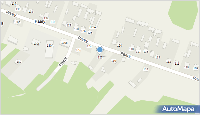 Paary, Paary, 123, mapa Paary