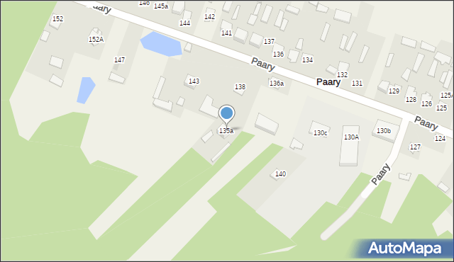 Paary, Paary, 135a, mapa Paary