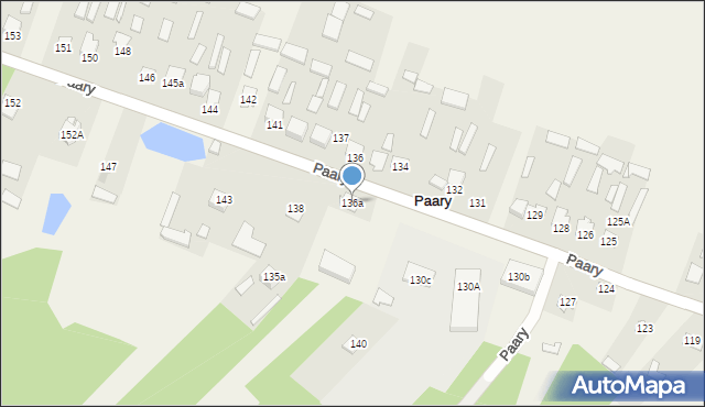 Paary, Paary, 136a, mapa Paary