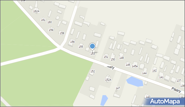 Paary, Paary, 153, mapa Paary