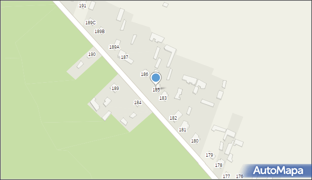 Paary, Paary, 185, mapa Paary