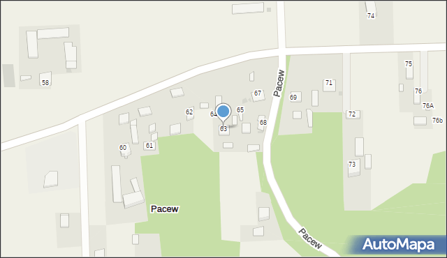 Pacew, Pacew, 63, mapa Pacew