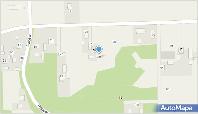 Pacew, Pacew, 76b, mapa Pacew
