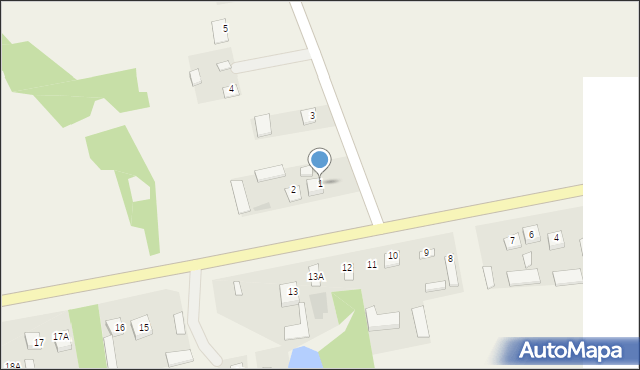 Pachnowola, Pachnowola, 1, mapa Pachnowola