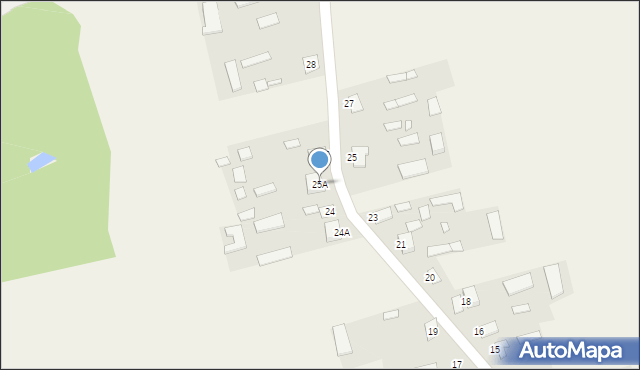 Pachole, Pachole, 25A, mapa Pachole