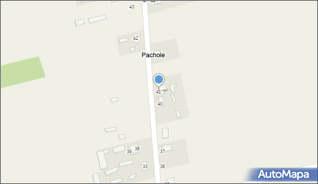 Pachole, Pachole, 41, mapa Pachole