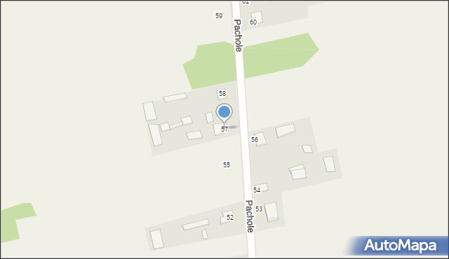 Pachole, Pachole, 57, mapa Pachole
