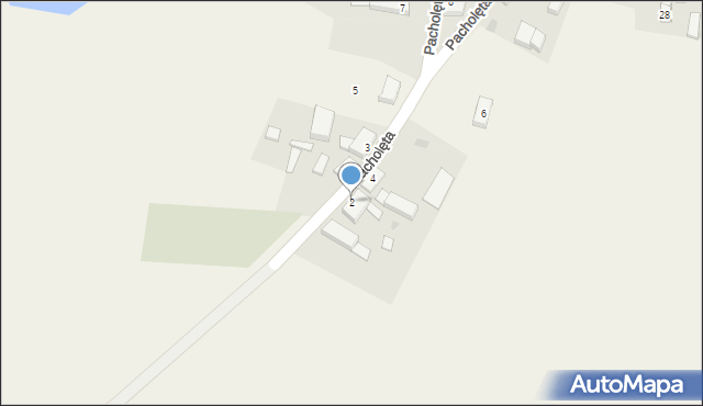 Pacholęta, Pacholęta, 2, mapa Pacholęta