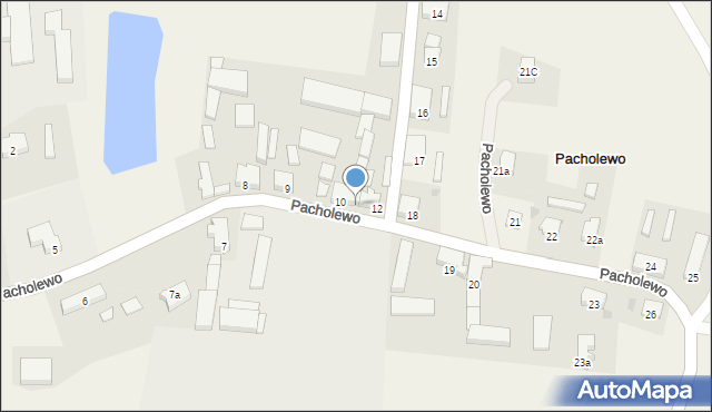 Pacholewo, Pacholewo, 11, mapa Pacholewo