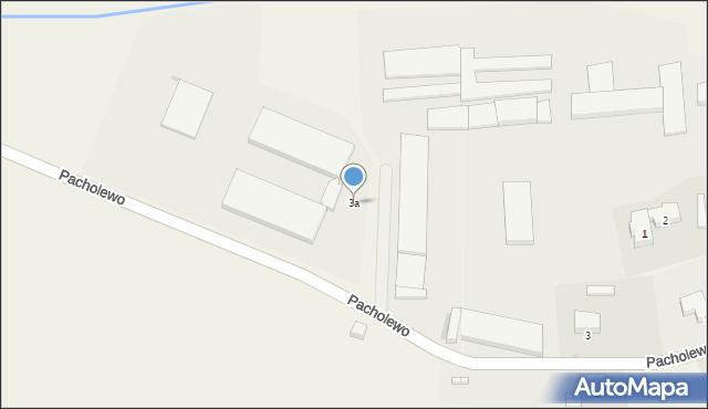 Pacholewo, Pacholewo, 3a, mapa Pacholewo