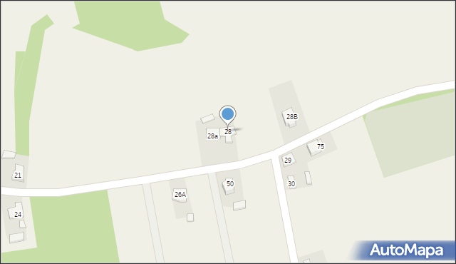 Pąchów, Pąchów, 28, mapa Pąchów