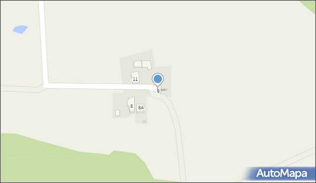 Pąchów, Pąchów, 9, mapa Pąchów