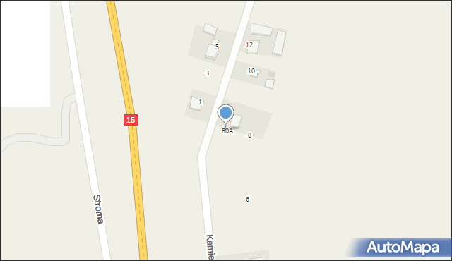 Pacółtowo, Pacółtowo, 80A, mapa Pacółtowo
