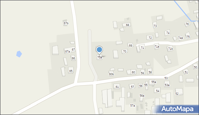 Pączewo, Pączewo, 70a, mapa Pączewo