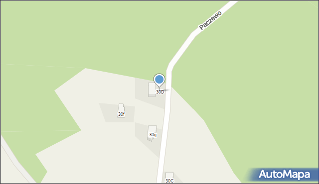 Paczewo, Paczewo, 30D, mapa Paczewo