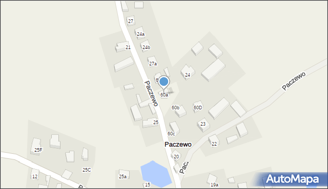 Paczewo, Paczewo, 60a, mapa Paczewo