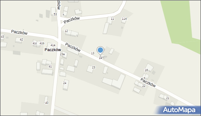 Paczków, Paczków, 14, mapa Paczków