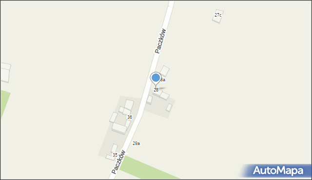Paczków, Paczków, 28, mapa Paczków