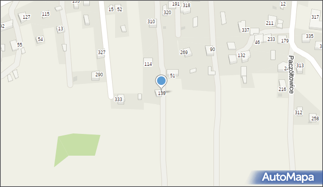 Paczółtowice, Paczółtowice, 139, mapa Paczółtowice