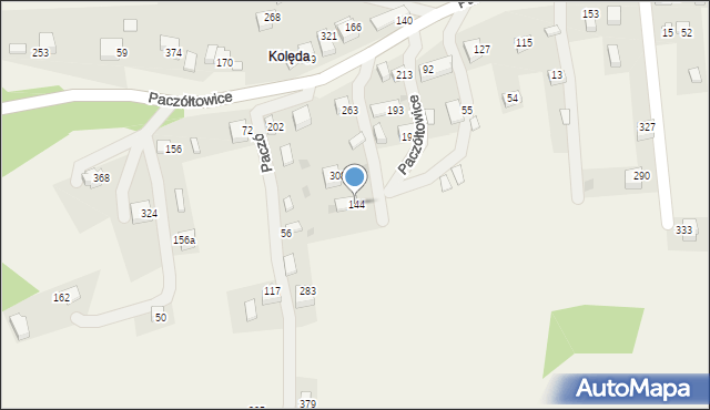 Paczółtowice, Paczółtowice, 144, mapa Paczółtowice