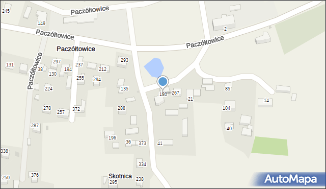 Paczółtowice, Paczółtowice, 180, mapa Paczółtowice