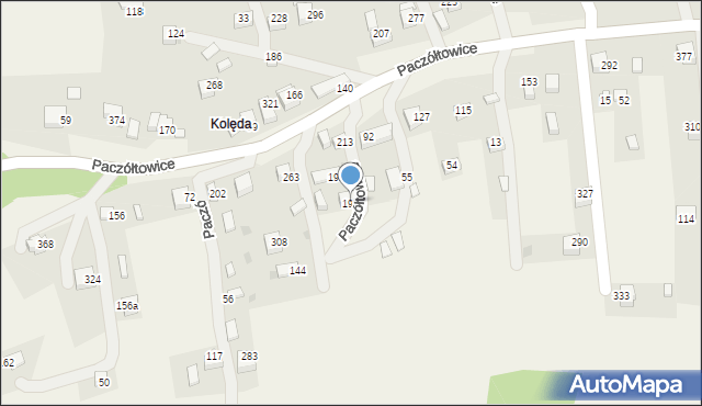 Paczółtowice, Paczółtowice, 192, mapa Paczółtowice