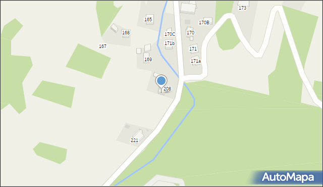 Paczółtowice, Paczółtowice, 208a, mapa Paczółtowice