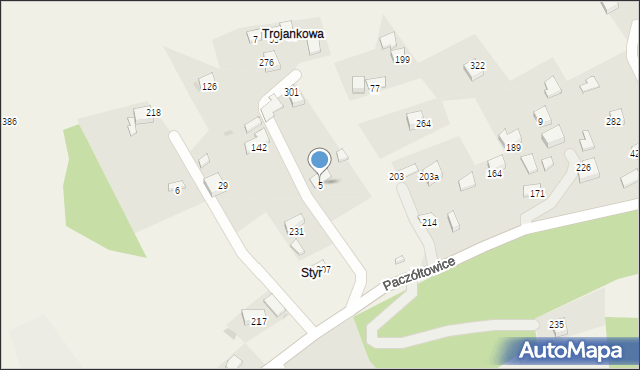 Paczółtowice, Paczółtowice, 5, mapa Paczółtowice