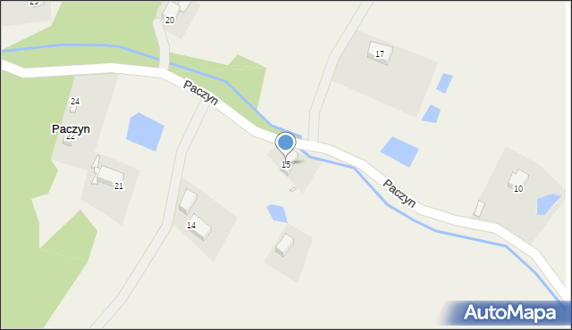 Paczyn, Paczyn, 15, mapa Paczyn