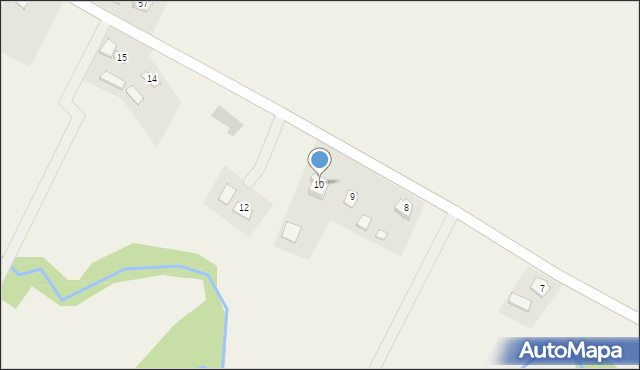 Pagórek, Pagórek, 10, mapa Pagórek