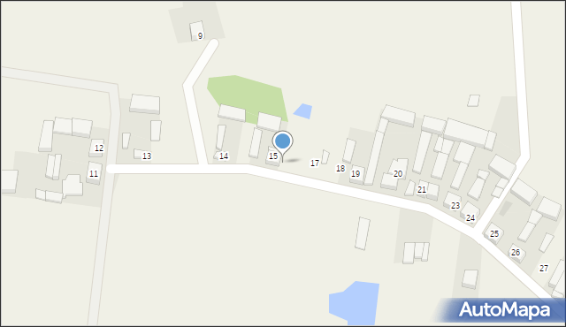 Pągów, Pągów, 16, mapa Pągów