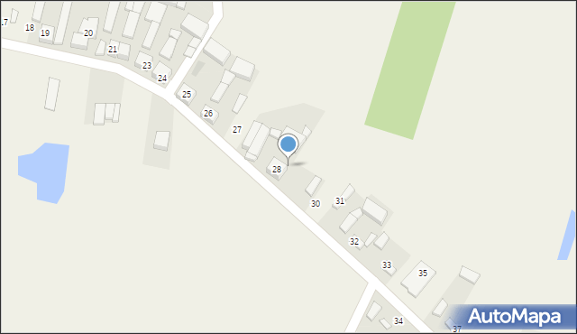 Pągów, Pągów, 29, mapa Pągów