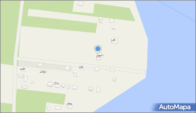 Pągowiec, Pągowiec, 105, mapa Pągowiec